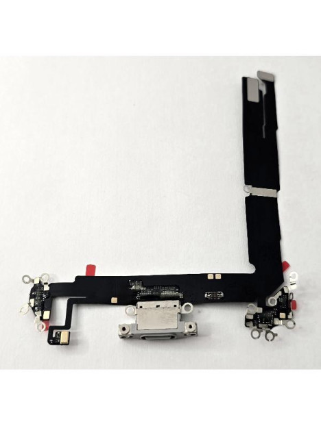 Flex puerto de carga blanco para iPhone 16 Plus A3290 A3082 A3289 A3291 compatible
