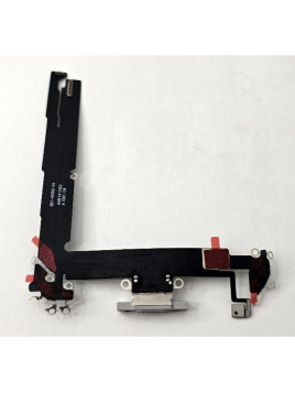 Flex puerto de carga blanco para iPhone 16 Plus A3290 A3082 A3289 A3291 compatible