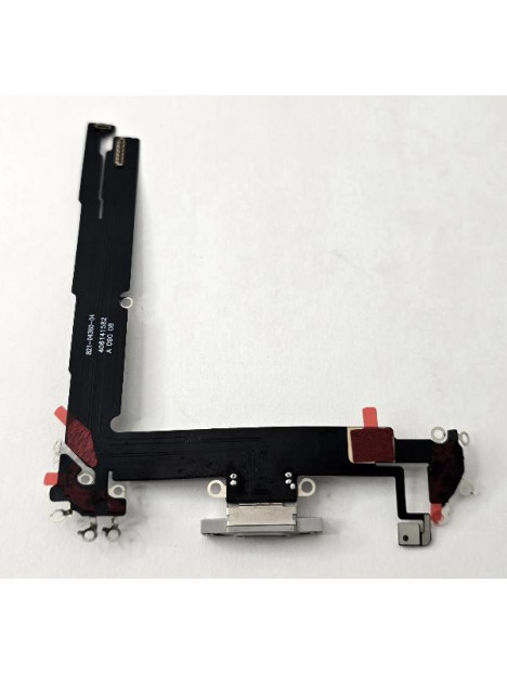 Flex puerto de carga blanco para iPhone 16 Plus A3290 A3082 A3289 A3291 compatible