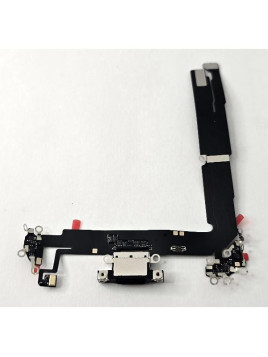 Flex puerto de carga negro para iPhone 16 Plus A3290 A3082 A3289 A3291 compatible