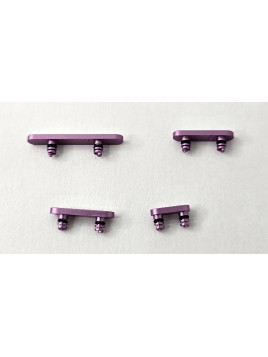 Botones laterales rosas para iPhone 16 A3287 A3081 A3286 A3288 iPhone 16 Plus A3290 A3082 A3289 A3291 premium