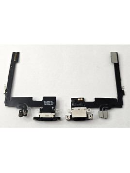 Flex puerto de carga negro para iPhone 16 Pro A3293 A3083 A3292 A3294 compatible