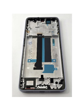 Pantalla lcd para Xiaomi Redmi Note 13 Pro Plus 5G mas tactil negro con marco morado compatible TFT