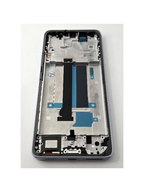 Pantalla lcd para Xiaomi Redmi Note 13 Pro Plus 5G mas tactil negro con marco morado compatible TFT