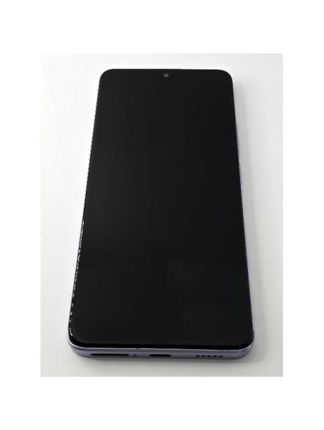 Pantalla lcd para Xiaomi Redmi Note 13 Pro Plus 5G mas tactil negro con marco morado compatible TFT