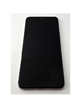 Pantalla lcd para Huawei Honor 200 5G mas tactil negro con marco rosa compatible TFT