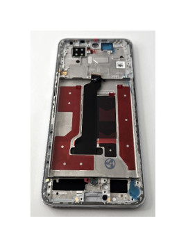 Pantalla lcd para Huawei Honor 200 5G mas tactil negro con marco blanco compatible TFT