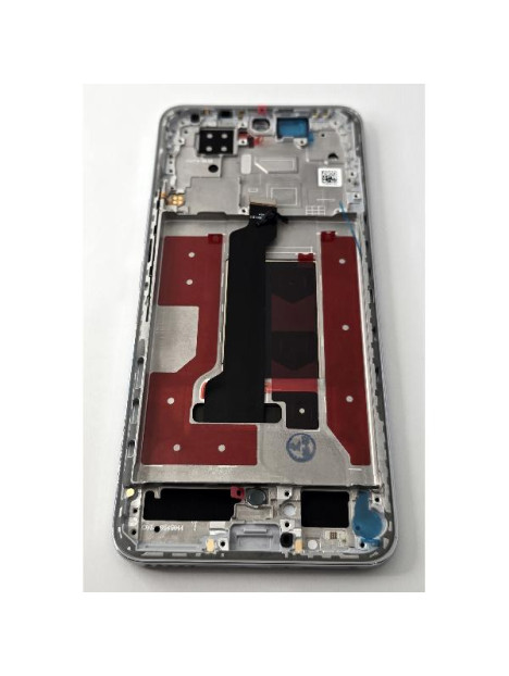 Pantalla lcd para Huawei Honor 200 5G mas tactil negro con marco blanco compatible TFT