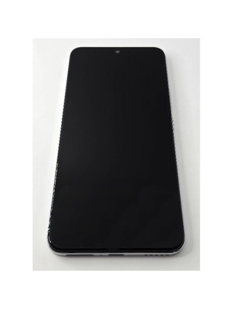 Pantalla lcd para Huawei Honor 200 5G mas tactil negro con marco blanco compatible TFT