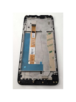 Pantalla lcd para Oukitel C37 Oukitel C38 mas tactil negro con marco negro calidad premium