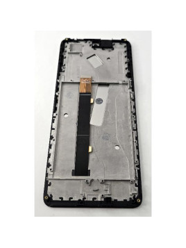 Pantalla lcd para Cubot Max 5 5G mas tactil negro con marco negro calidad premium