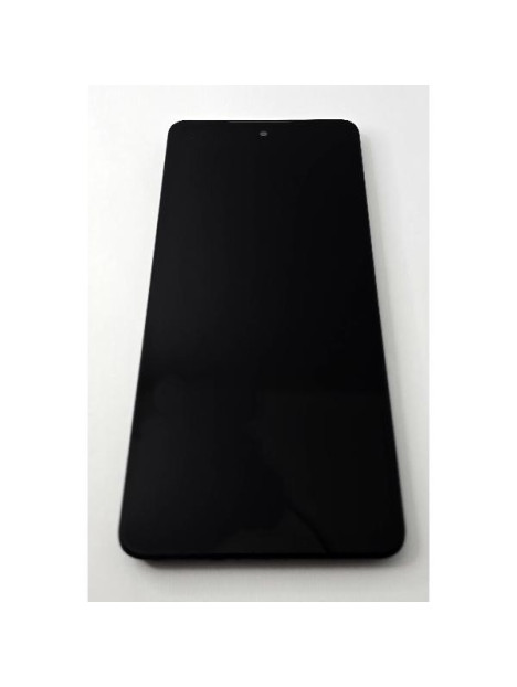 Pantalla lcd para Cubot Max 5 5G mas tactil negro con marco negro calidad premium