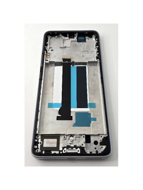 Pantalla lcd para Xiaomi Redmi Note 13 Pro Plus 5G mas tactil negro con marco plata compatible TFT