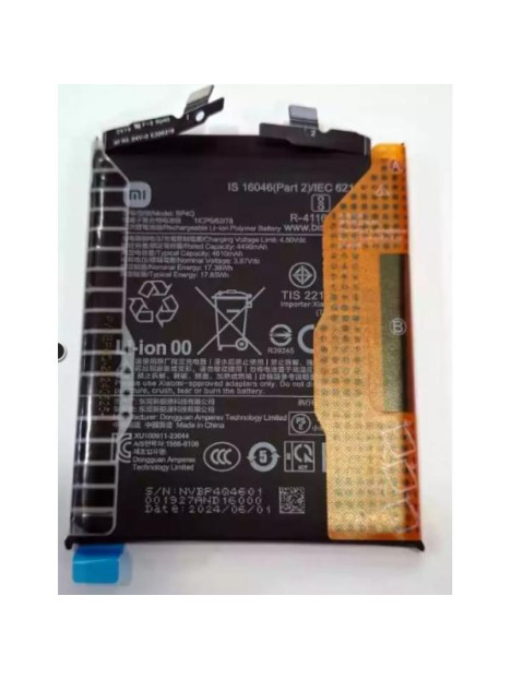Bateria BP4Q 4610mAh para Xiaomi 14 1330102000115B Service Pack