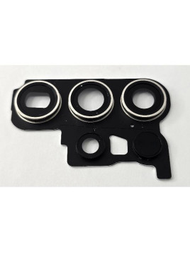 Cristal de camara para Samsung Galaxy S23 Ultra S918B con marco blanco calidad premium