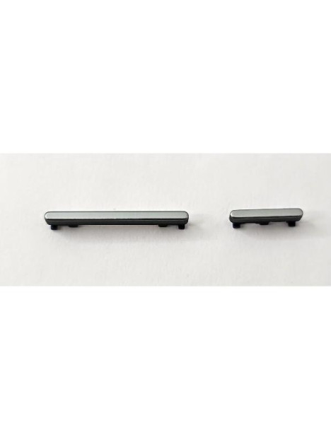 Set de 2 botones laterales plata para Xiaomi 12T Xiaomi 12T Pro calidad premium