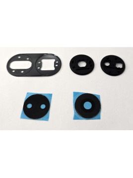 Cristal de camara para Oppo A78 4G CPH2565 con marco negro calidad premium