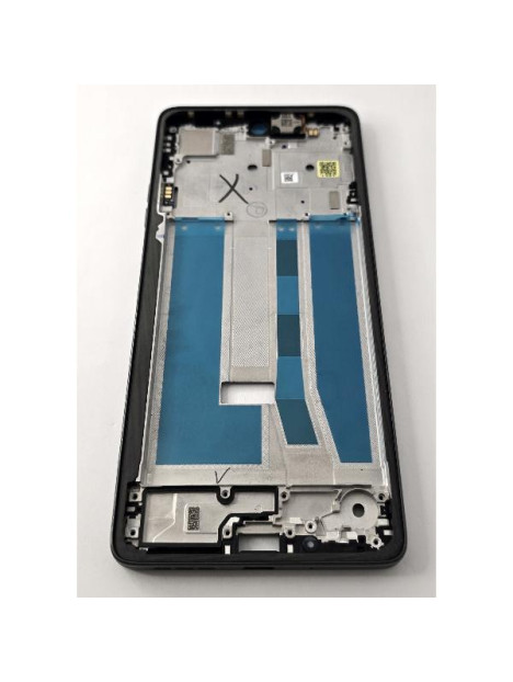Carcasa o marco frontal negro para Motorola Moto G75 5G