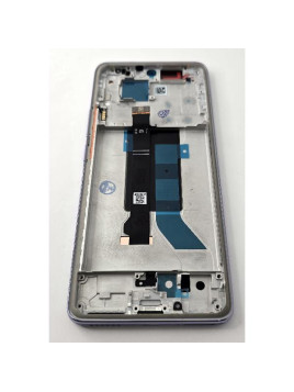 Pantalla lcd para Xiaomi Redmi Note 14 Pro 4G Redmi Note 14 Pro 5G mas tactil negro marco morado calidad premium