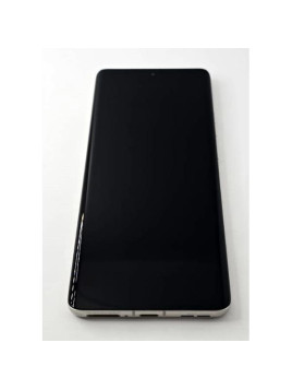 Pantalla lcd para Motorola Edge 50 Pro XT2403-1 mas tactil negro con marco blanco 5D68D24324 Service Pack