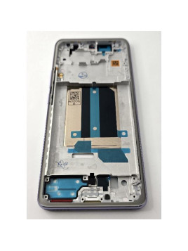 Carcasa o marco frontal morado para Xiaomi Redmi Note 14 Pro Plus 5G