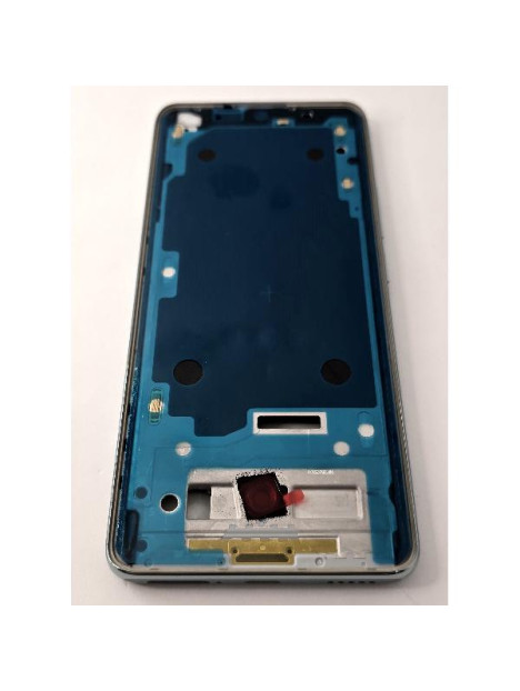 Carcasa o marco frontal azul para Xiaomi Redmi Note 14 Pro Plus 5G
