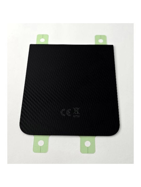 Tapa trasera o tapa bateria negra para Samsung Galaxy Z Flip6 SM-F941B GH82-35182E Service Pack