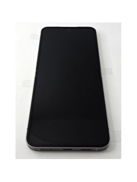 Pantalla lcd para Samsung Galaxy Z Flip6 SM-F741B mas tactil negro con marco plata GH82-35014A Service Pack