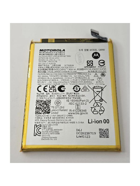 Bateria QB50 5000mAh para Motorola G84 SB18D87863 Service Pack