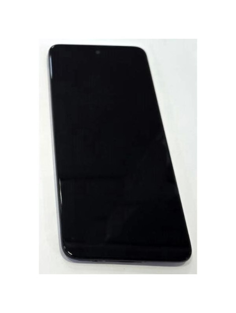 Pantalla lcd para Motorola Moto E15 Moto G05 mas tactil negro con marco negro 5D68C29300 Service Pack