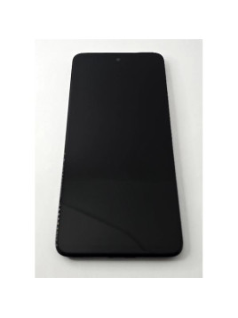 Pantalla lcd para Motorola Moto G55 XT2435 mas tactil negro con marco negro 5D68C28432 Service Pack