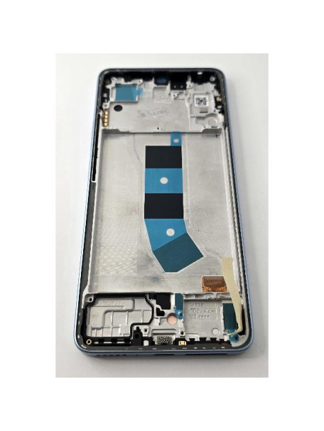 Pantalla lcd para Xiaomi Redmi Note 13 4G 23129RAA4G mas tactil negro con marco azul 56000100N700 Service Pack