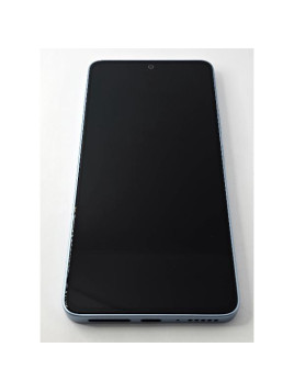 Pantalla lcd para Xiaomi Redmi Note 13 4G 23129RAA4G mas tactil negro con marco azul 56000100N700 Service Pack