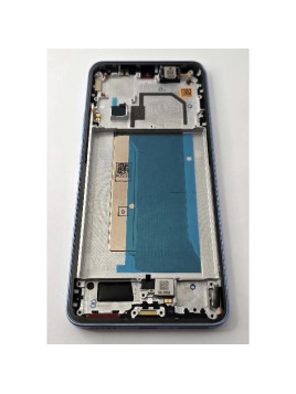 Pantalla lcd para Xiaomi 13T Pro mas tactil negro con marco azul 5600310M1200 Service Pack