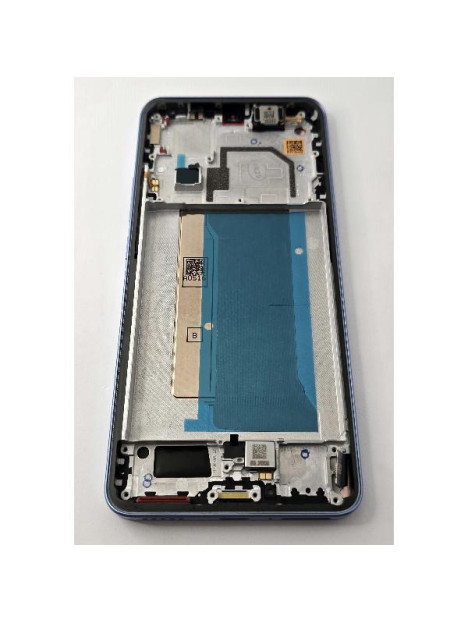 Pantalla lcd para Xiaomi 13T Pro mas tactil negro con marco azul 5600310M1200 Service Pack