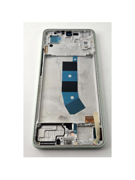 Pantalla lcd para Xiaomi Redmi Note 13 4G mas tactil negro con marco verde 56000300N700 Service Pack