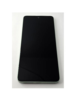 Pantalla lcd para Xiaomi Redmi Note 13 4G mas tactil negro con marco verde 56000300N700 Service Pack