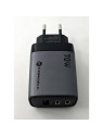 Cargador FORCELL F-Energy con 2 puertos Tipo C y 1 USB A PD QC4.0 SAM SFC2 3.45A 70W gris