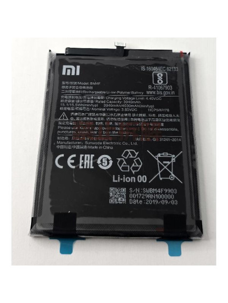 Bateria BM4F 3940mAh para Xiaomi Mi 9 Lite MI9 Lite CC9 CC9e Mi A3 46BM4FA02093 Service Pack