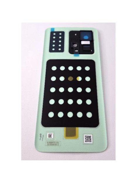 Tapa trasera o tapa bateria verde para Motorola Edge 40 Neo 5S58C23169 Service Pack