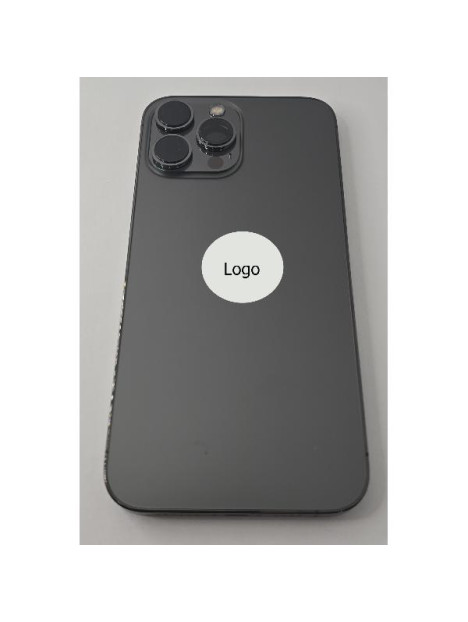 Tapa trasera o tapa bateria gris para Iphone 13 Pro Max con marco central Remanufacturada Grado A