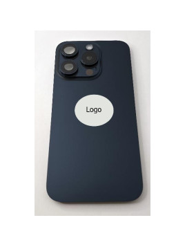 Tapa trasera o tapa bateria azul titanio para iPhone 15 Pro remanufacurada Grado A