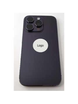 Tapa trasera o tapa bateria morado oscuro para Iphone 14 Pro y marco central Remanufacturada Grado A