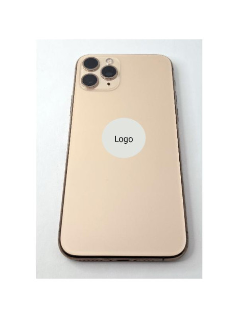 Tapa trasera o tapa bateria oro mate para Iphone 11 Pro con marco central Remanufacturada Grado A