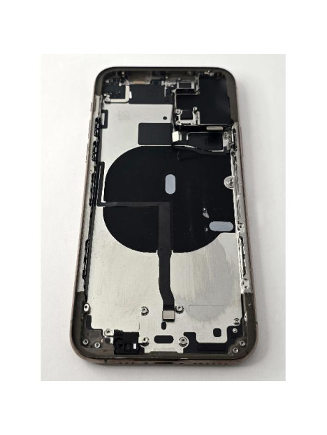 Tapa trasera o tapa bateria oro mate para Iphone 11 Pro con marco central Remanufacturada Grado A