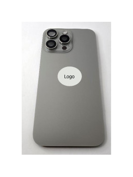 Tapa trasera o tapa bateria gris titanio para iPhone 16 Pro Max remanufacurada Grado A