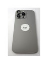Tapa trasera o tapa bateria gris titanio para iPhone 16 Pro Max remanufacurada Grado A