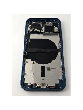 Tapa trasera o tapa bateria azul para Iphone 13 con marco central Remanufacturada Grado A