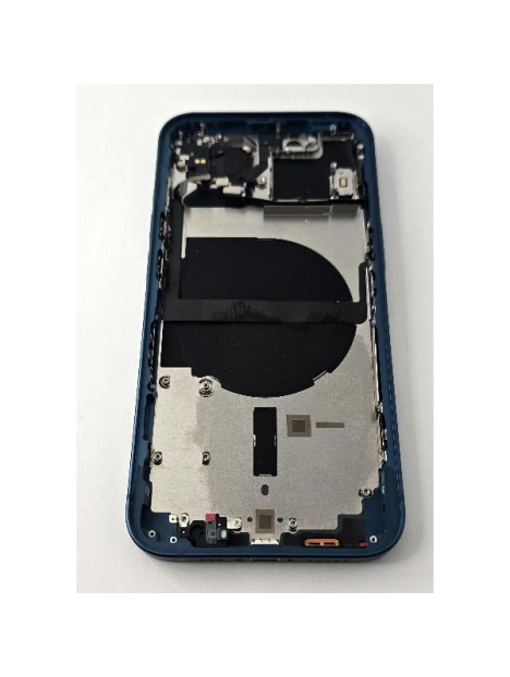 Tapa trasera o tapa bateria azul para Iphone 13 con marco central Remanufacturada Grado A