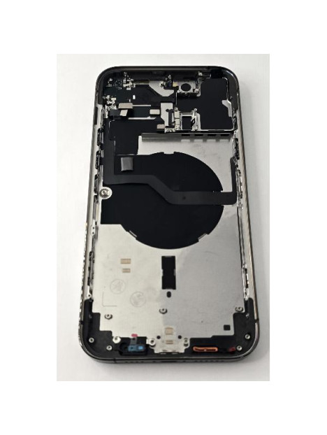 Tapa trasera o tapa bateria gris para Iphone 12 Pro Max con marco central Remanufacturada Grado A